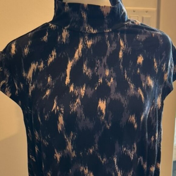 Black and cream tight cotton dress - MIDI - Large - Picture 1 of 3